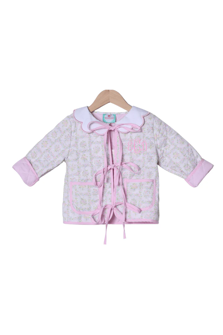 TSF x Shelby Back Patchwork Floral Bow Jacket - Image 5