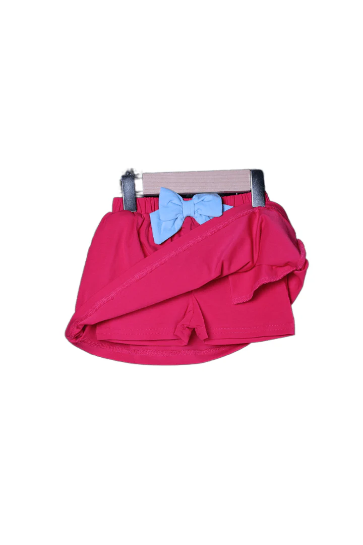 Applique Mouse Blue and Pink Skort Set - Image 2