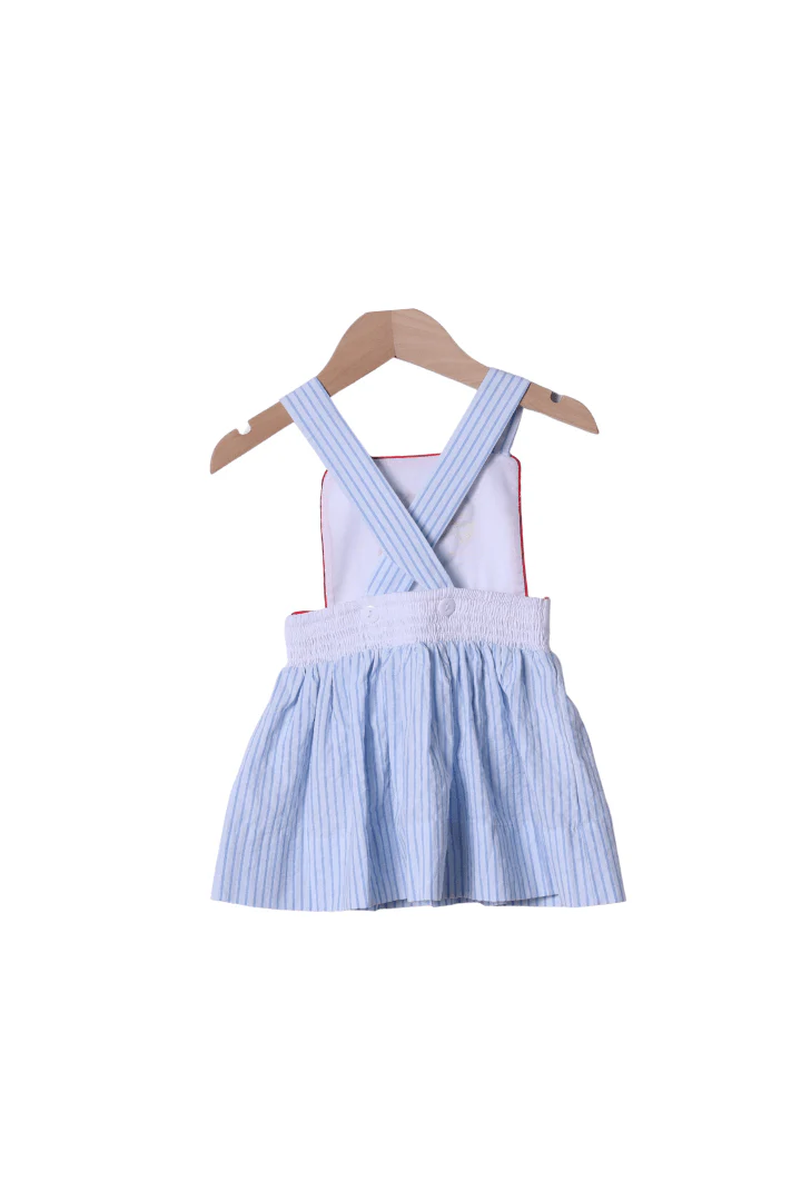 Embroidered Pirate Mouse Dress - Image 2