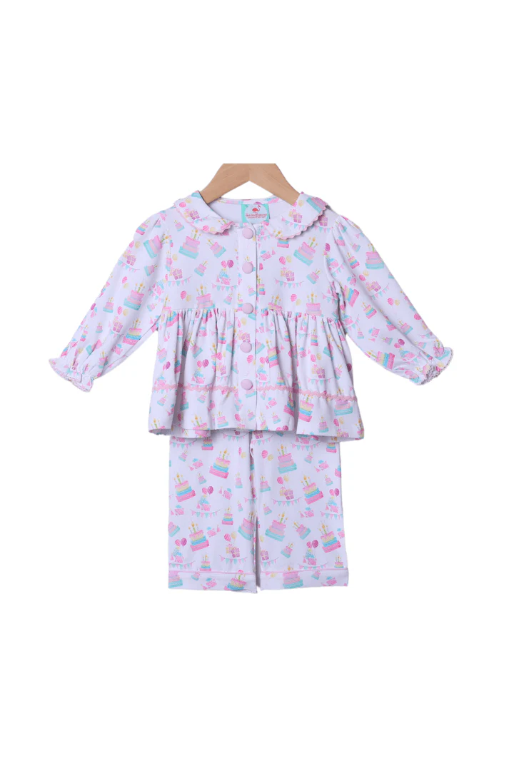 Birthday Party Button Swing Lounge Set-Long Sleeve - Image 2