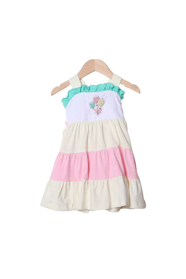 French Knot Mouse Balloons Dress