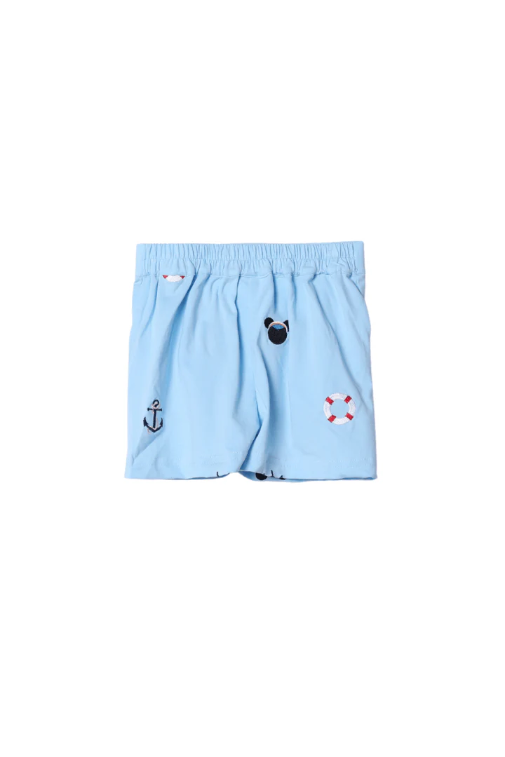 French Knot Mouse Sail Away Cruise Short Set - Image 3