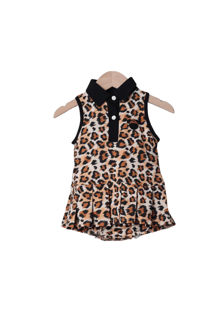 French Knot Mouse Leopard Skirted Bubble