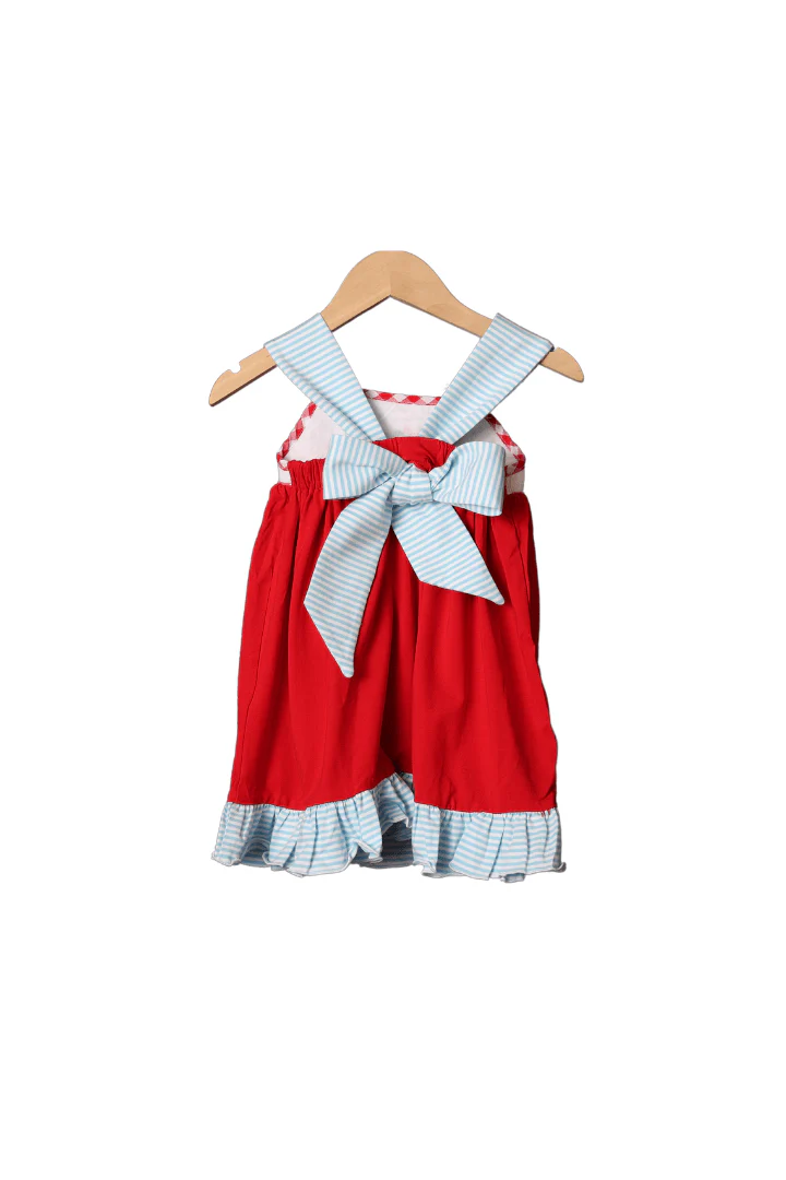 Hand Smocked Mouse and Friends Dress - Image 2