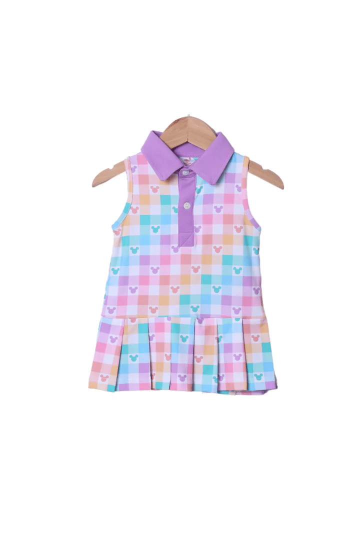 Pastel Mouse Park Tennis Dress