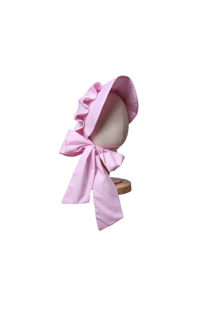 Pink Woven Bonnet - Image 2