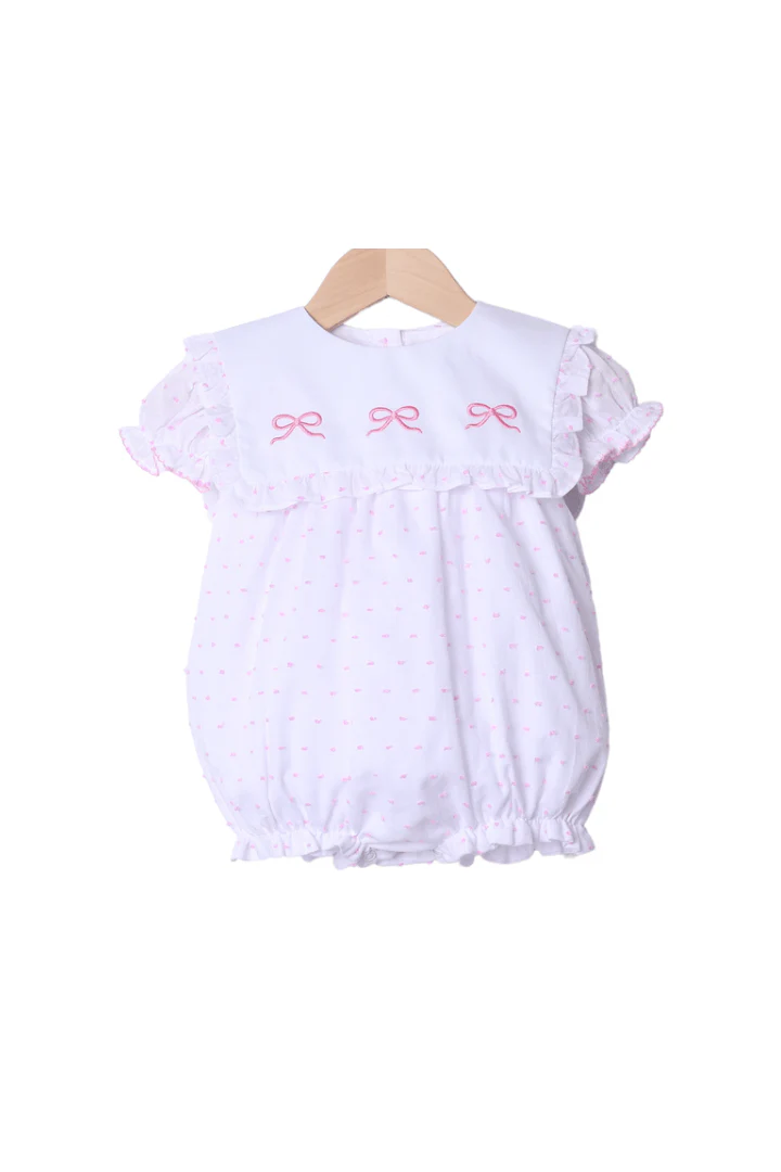 2 In 1 Interchangeable Spring Pink Swiss Dot Bubble - Image 2