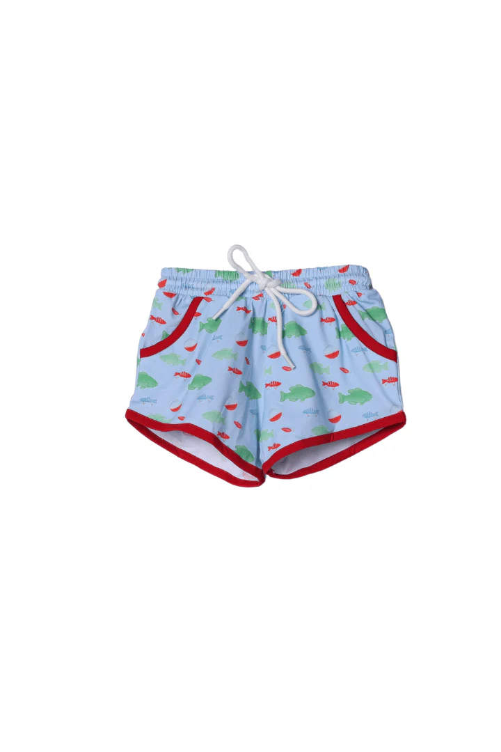 Applique Fishing Bobber Short Set - Image 2