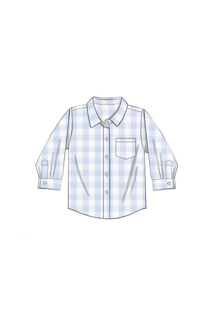 Blue Buffalo Check Button Down Shirt - Image 2