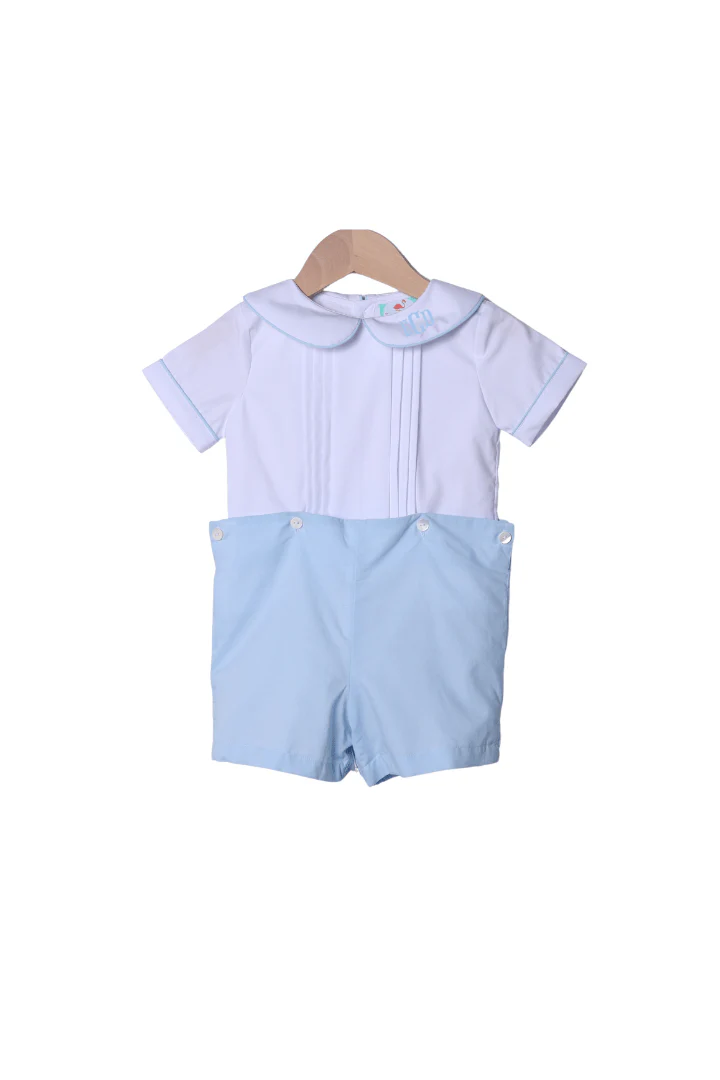 Blue Heirloom Short Set