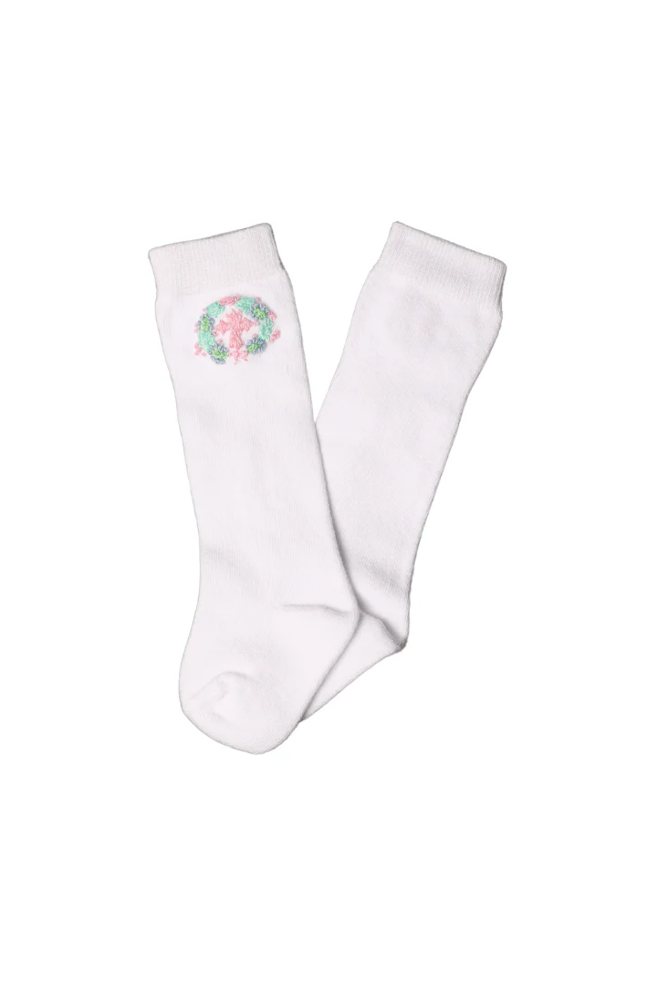 Crochet Cross Knee Socks