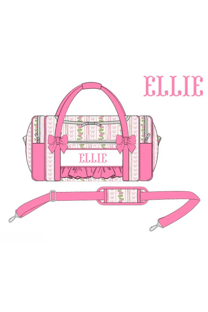 Pre-Order Custom Name Fancy Floral Luggage - Image 3