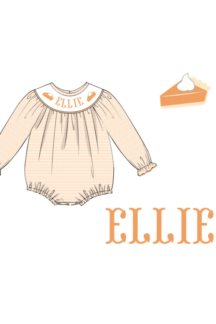 Pre-Order Custom Name Sweet As Pie Stripe Bubble