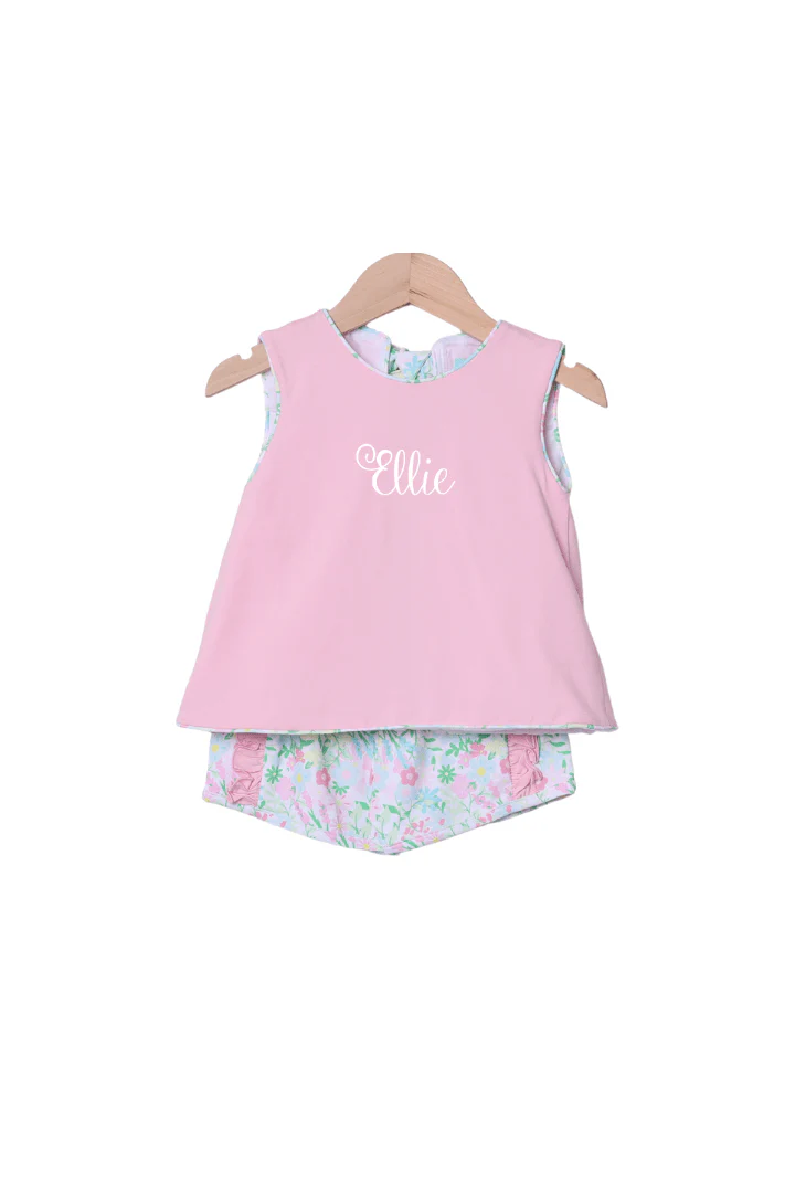 Ellie Floral Knit Short Set