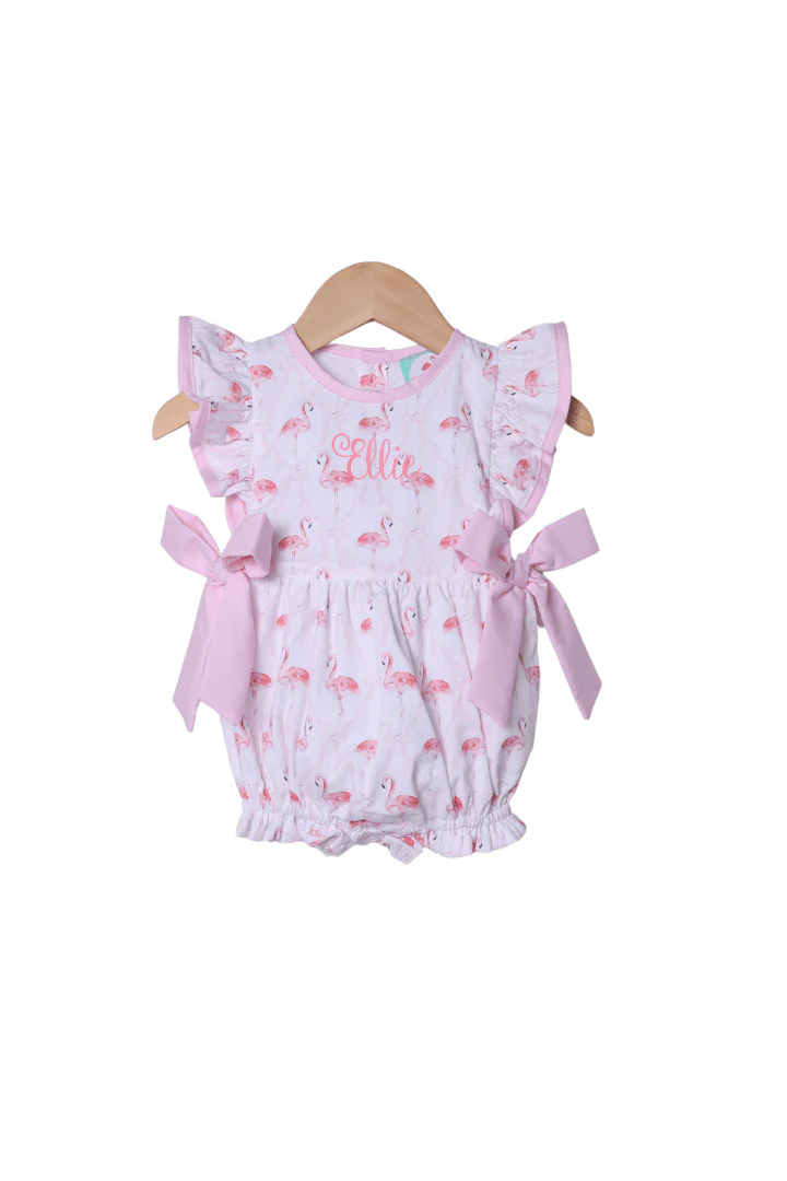 Fancy Flamingo Ruffle Bubble