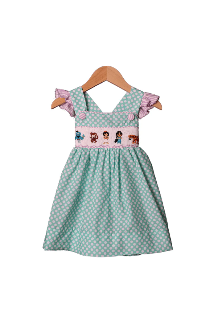 Genie and Friends Mint Bubble Dress