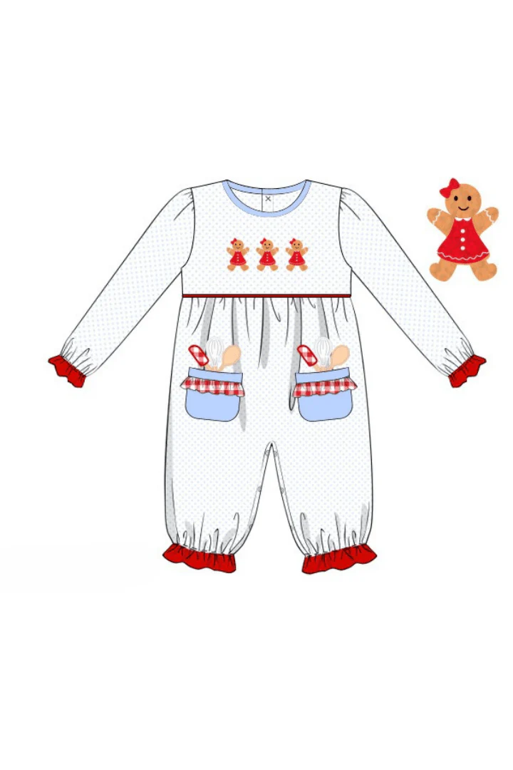 Gingerbread Cookies Romper - Image 2