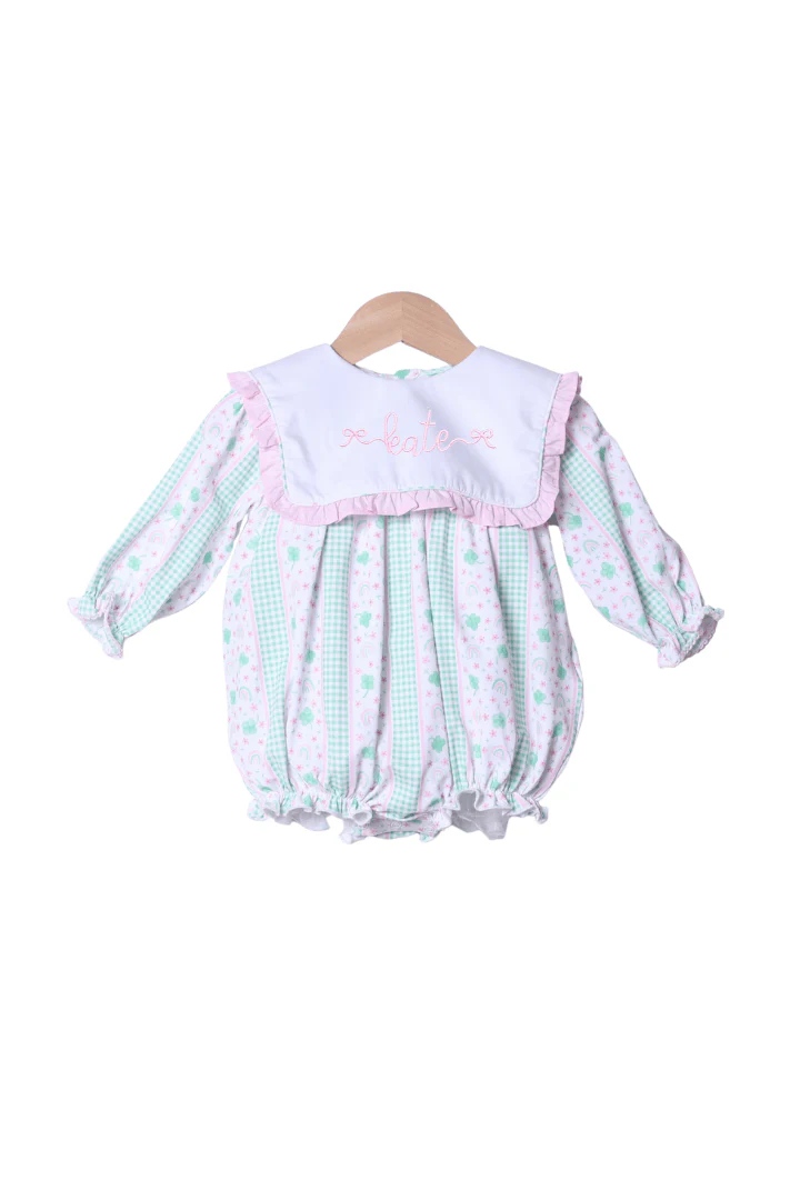 Lucky Charms Ruffle Bib Bubble