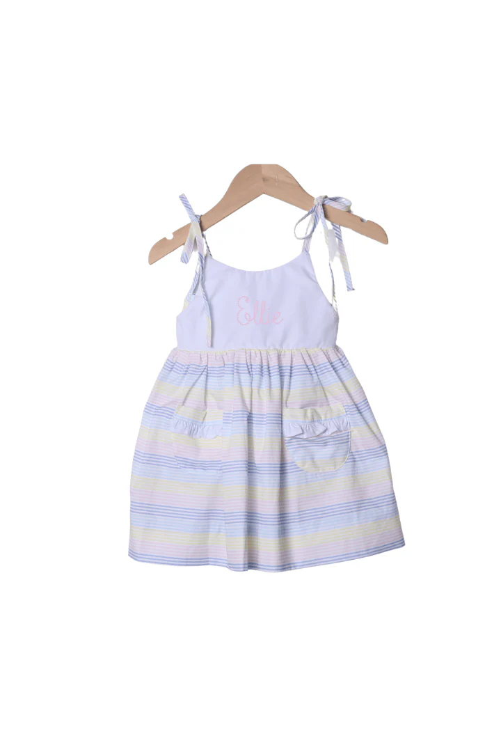 Pastel Stripes Sun Dress