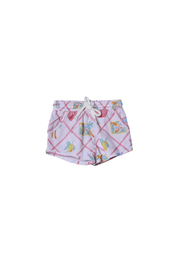Seaside Charm Rashguard and Swim Trunks 2Pc Set - Image 2