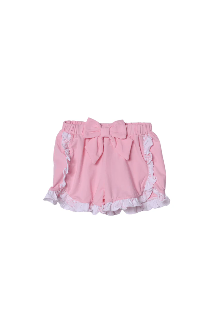Seaside Crab Pink Ruffle Short Set - Image 2