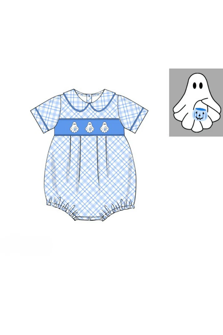 Smocked Blue Ghost Bubble - Image 2