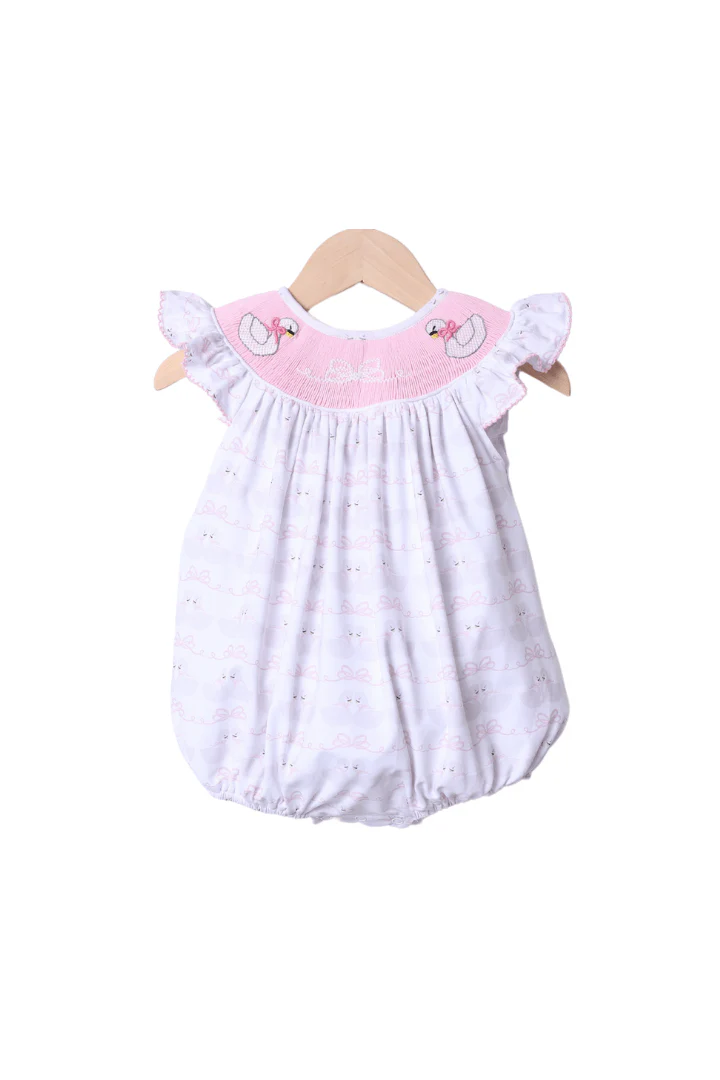 Smocked Sweet Swan Bishop Bubble