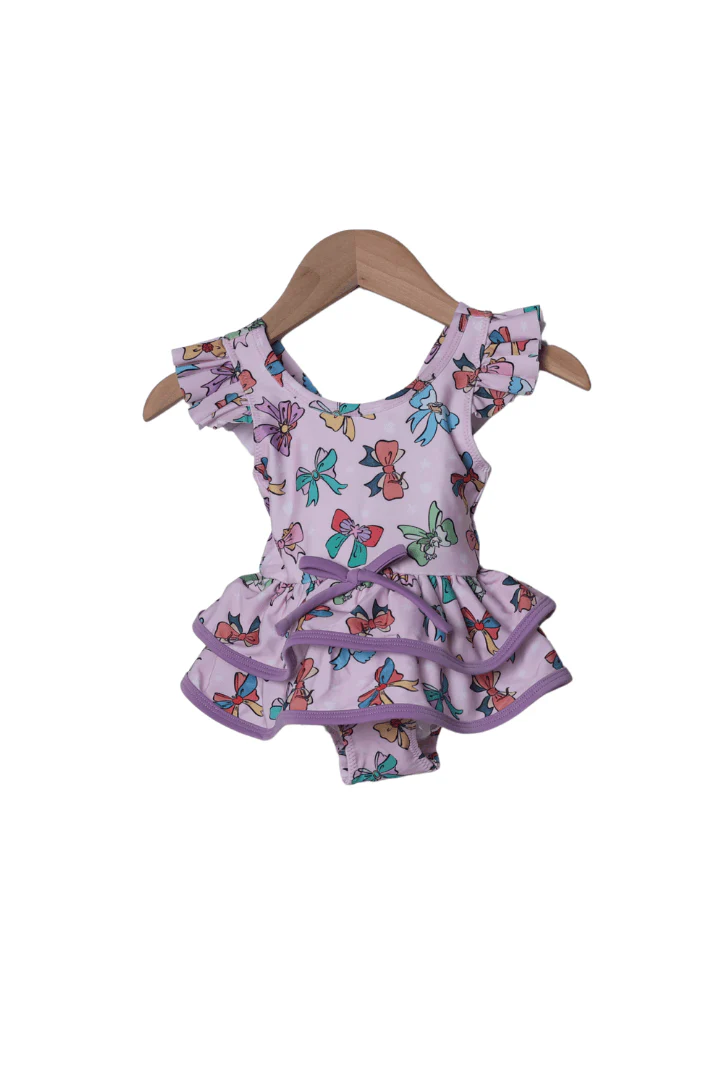 Princess Bow Skirted one piece Swimsuit