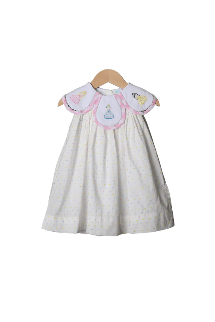 Shadow Embroidered Princess Tulip Dress