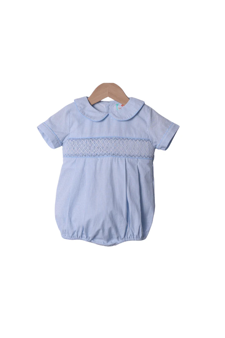 Smocked Heirloom Gingham Bubble