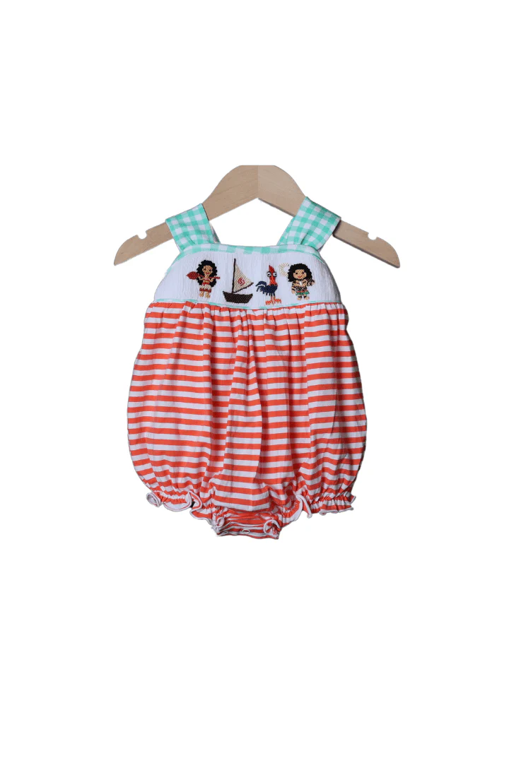 Smocked Ocean Princess Bubble