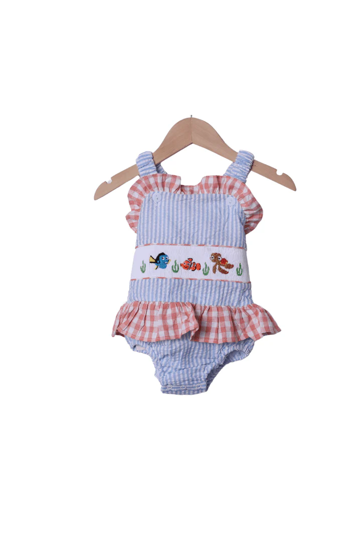 Smocked Sea Friends Swimsuit