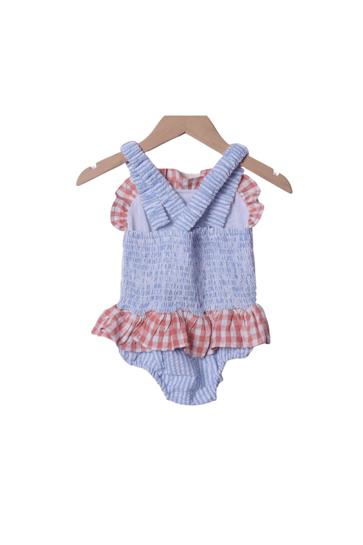 Smocked Sea Friends Swimsuit - Image 2