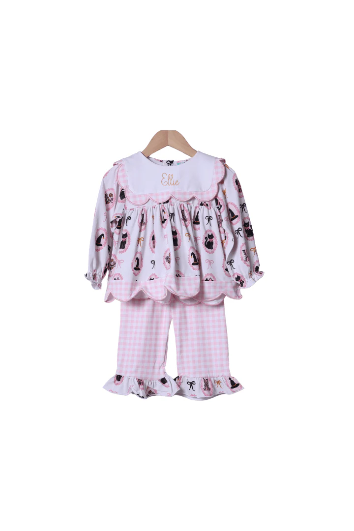 Sweet and Spooky Ruffle Pant Set